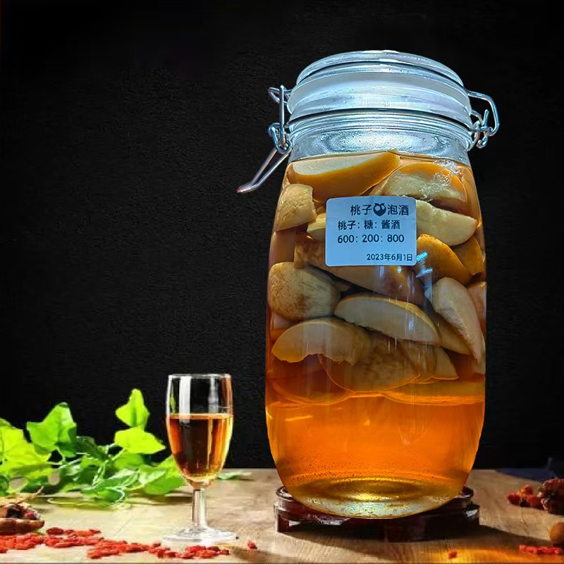 桃子泡酒